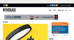 Desktop Screenshot of intheblack.com
